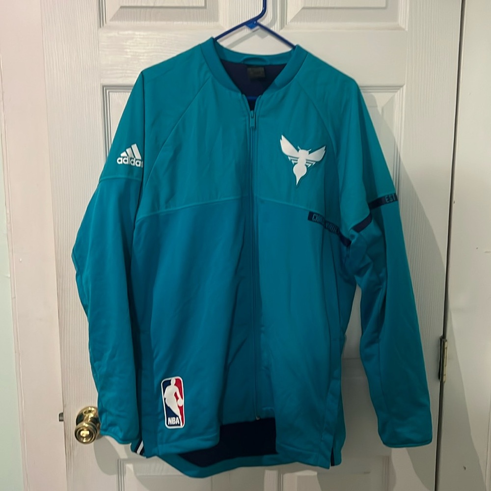 Adidas Charlotte Hornets 2016-17 NBA Warmup Jacket Size xl